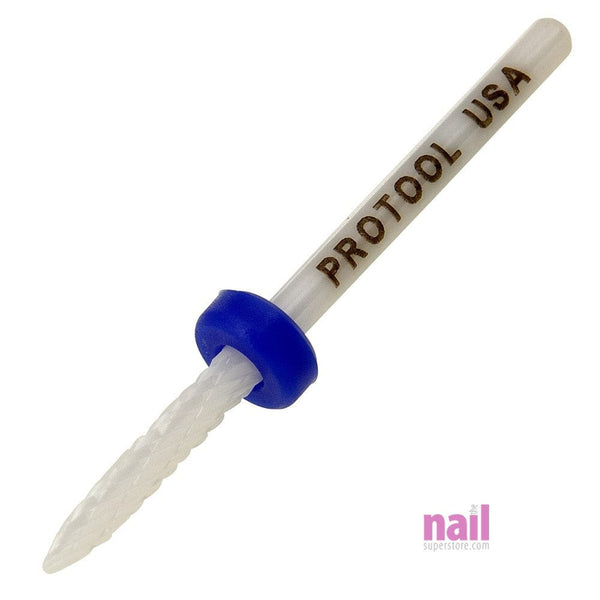 ProTool USA Ceramic Carbide Nail Drill Bit | 3/32" Shank - Under Nail Cleaner - Medium - Each 410172 - The Nail Superstore