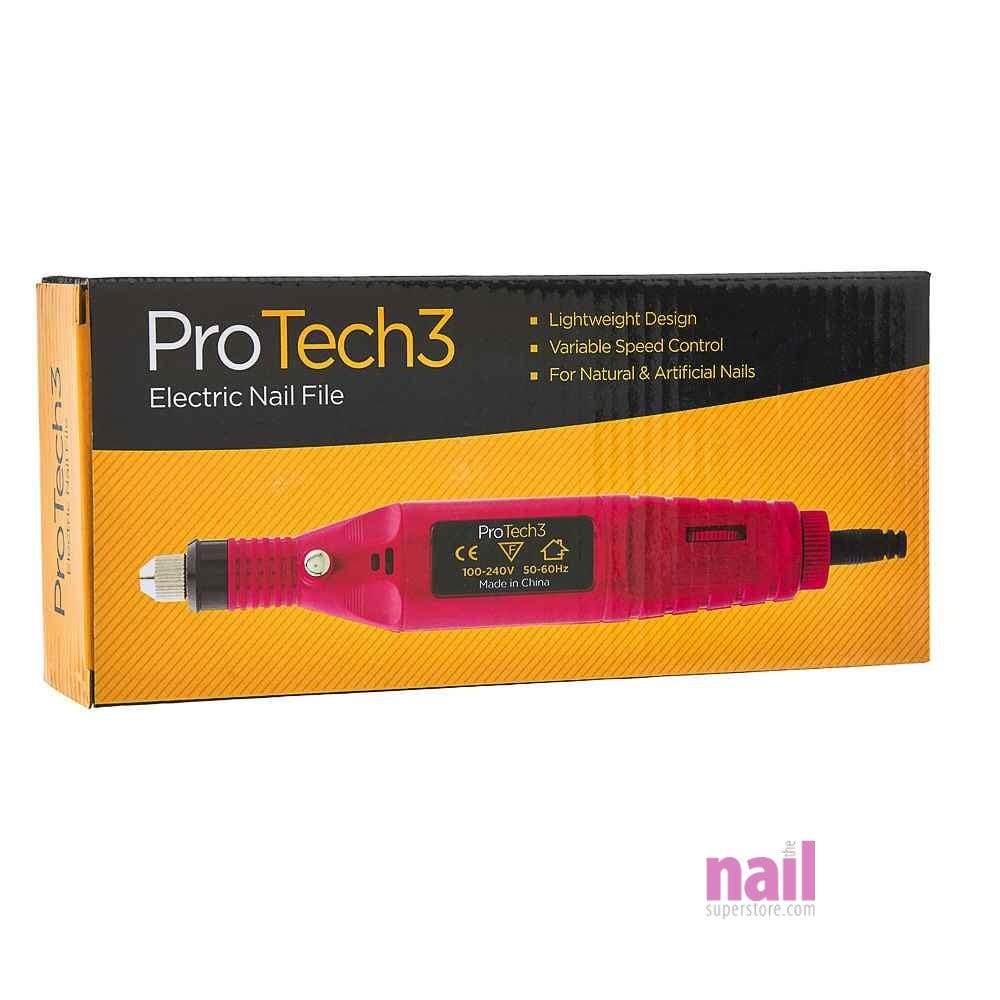 ProTech3 Electric Nail Drill | File & Buff Natural or Artificial Nails - 110-240V - Each 410228 - The Nail Superstore