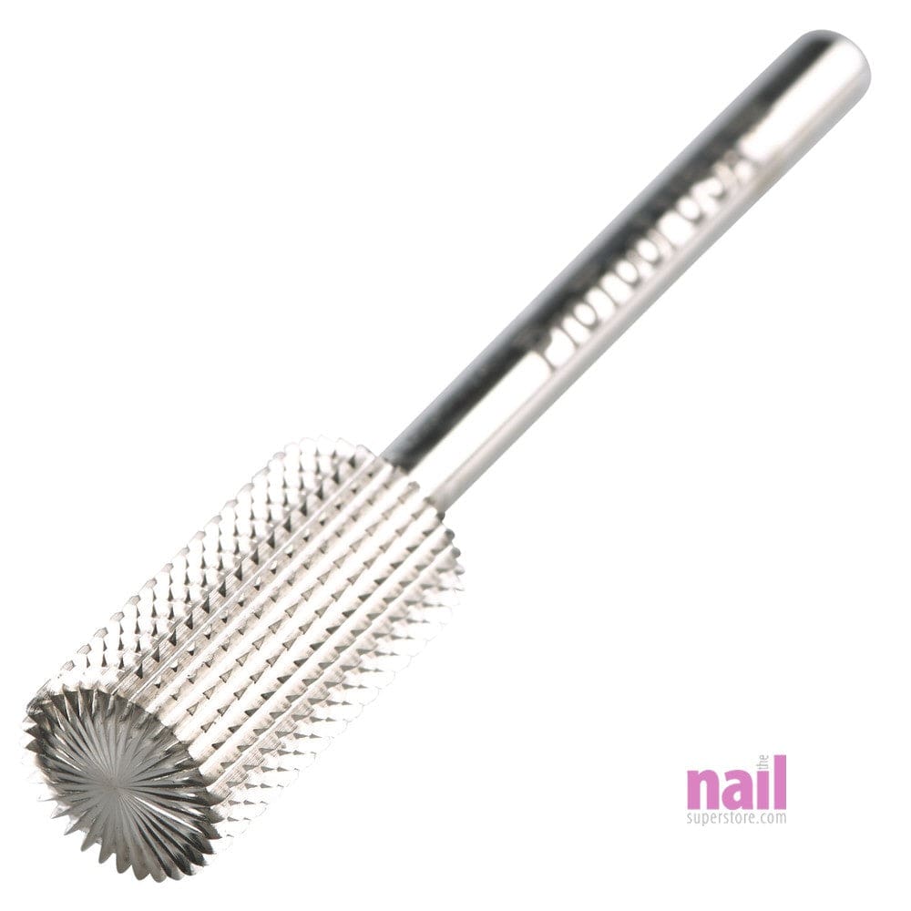 Premium 3-in-1 Carbide Nail Drill Bit | Fine - Silver - Each 410233 - The Nail Superstore
