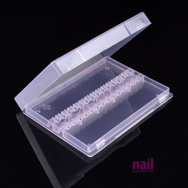 14 Grid Carbide Nail Bit Storage Case | Purple - Each 410247 - The Nail Superstore