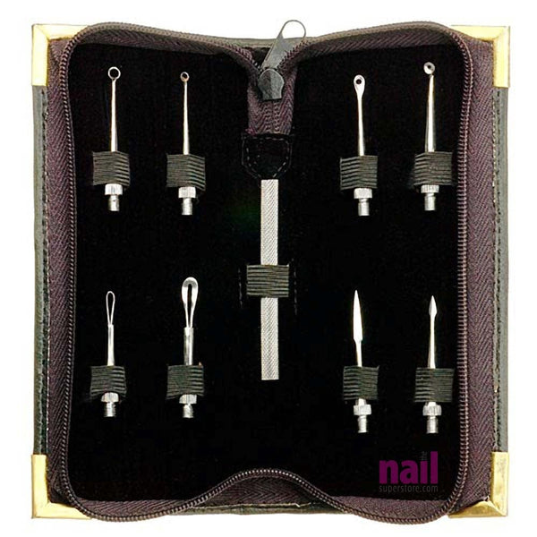 Facial & Skin Care Implement Kit | Professional Quality - 9 pieces 420040 - The Nail Superstore