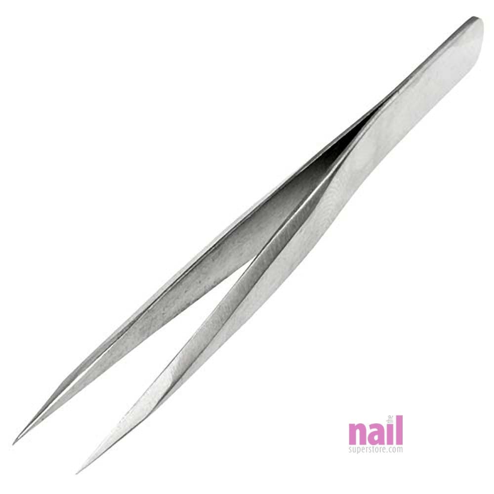 Professional Facial Pointed Tweezers | Extra Fine Pointed for Removing Ingrown Hairs - Each 420052 - The Nail Superstore