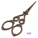 Victoria Vintage Scissors | Sharp Blades - Copper - Each 420118 - The Nail Superstore