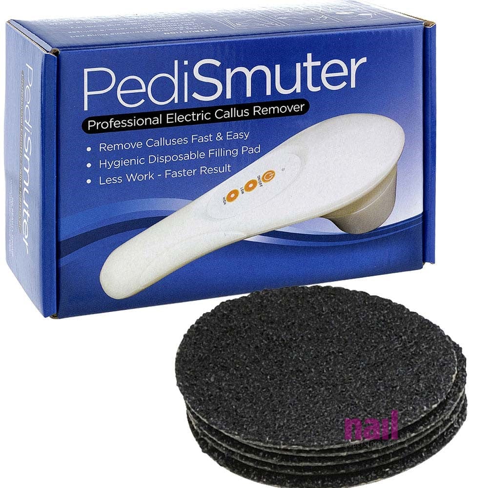 PediSmuter Electric Callus Remover | Refill Pads - Medium Grit - 30 Count 429008 - The Nail Superstore