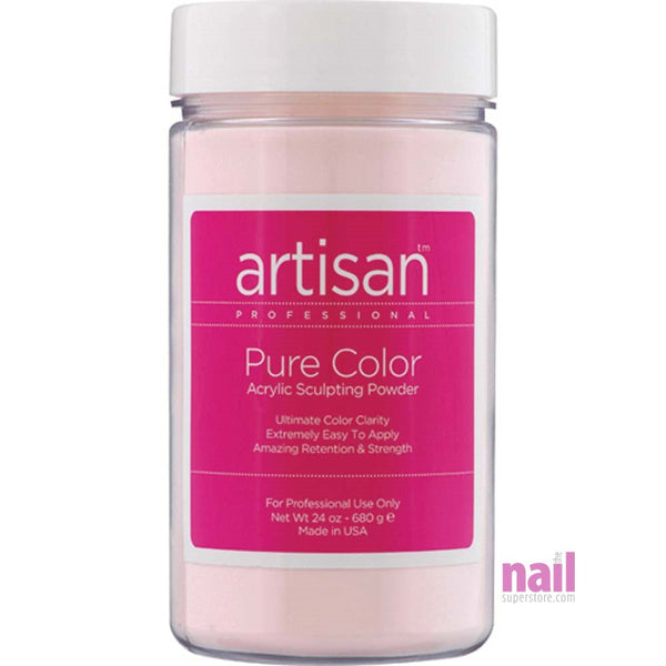 Artisan Acrylic Nail Powder | Opaque Pink - Superior Color Clarity - 24 oz