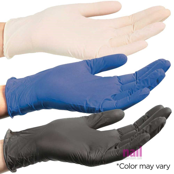 Powder-Free Nitrile Gloves | Medium Size - 100 Count