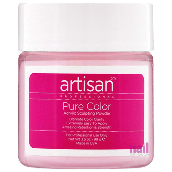 Artisan Acrylic Nail Powder | Extreme Pink - Superior Color Clarity - 3.5 oz