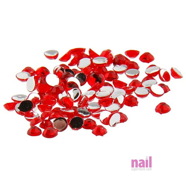 Nail Art Rhinestone | Red - 100 pcs