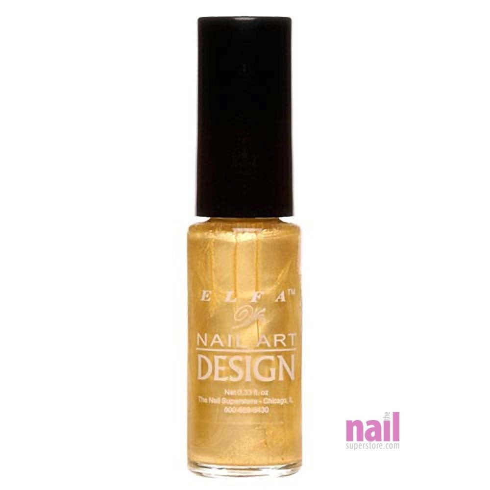 Elfa Nail Art Polish | Gold - 0.25 oz 520080 - The Nail Superstore