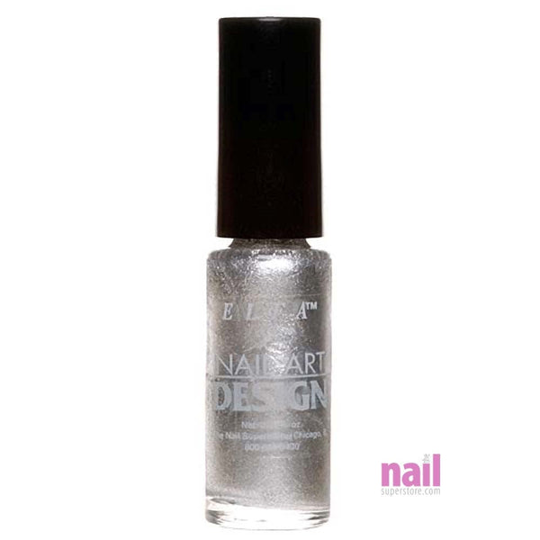 Elfa Nail Art Polish | Platinum Silver - 0.25 oz 520082 - The Nail Superstore