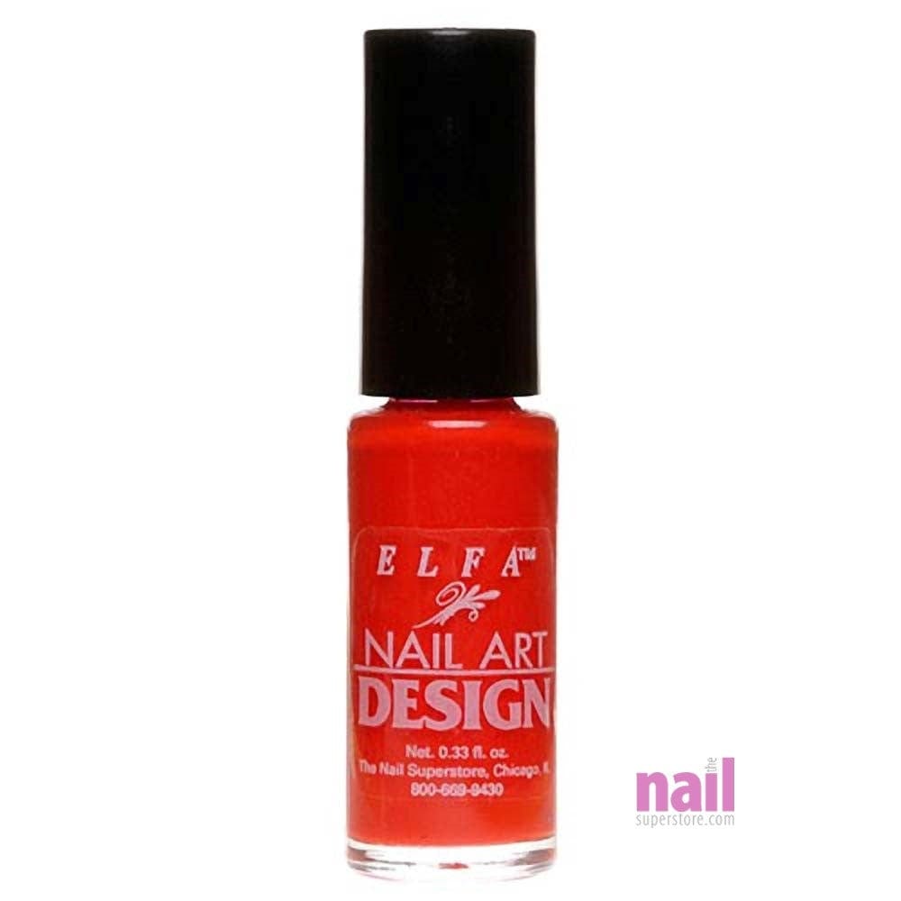 Elfa Nail Art Polish | Red - 0.25 oz 520085 - The Nail Superstore