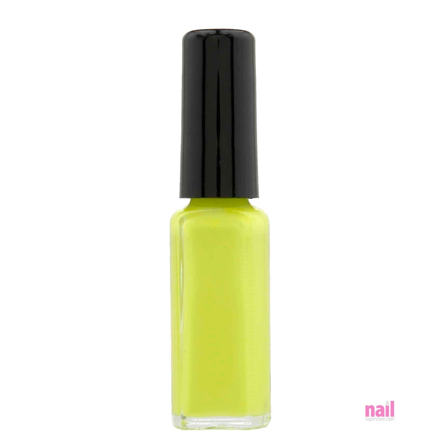 Elfa Nail Art Polish | Lemon Yellow - 0.25 oz 520089 - The Nail Superstore