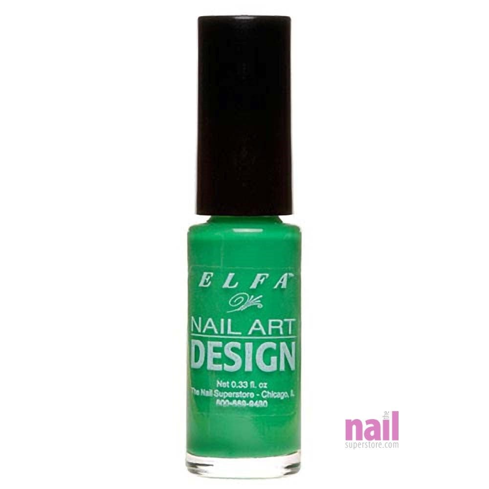 Elfa Nail Art Polish | Green - 0.25 oz 520122 - The Nail Superstore