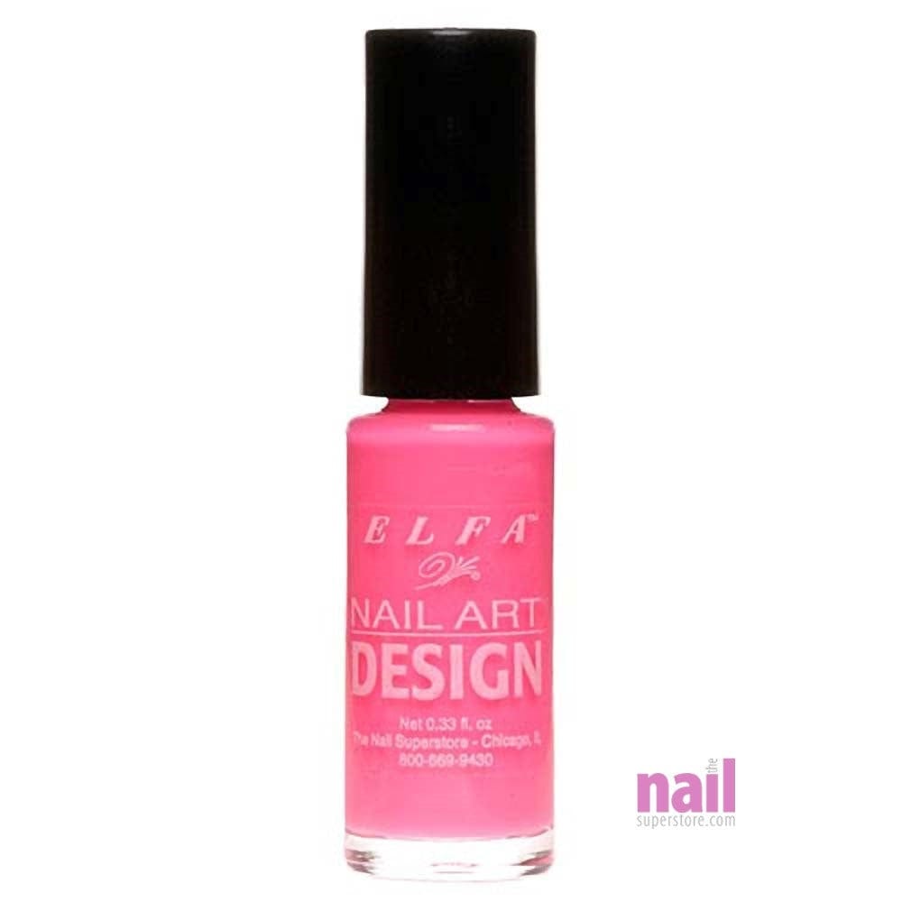 Elfa Nail Art Polish | Hot Pink - 0.25 oz 520143 - The Nail Superstore