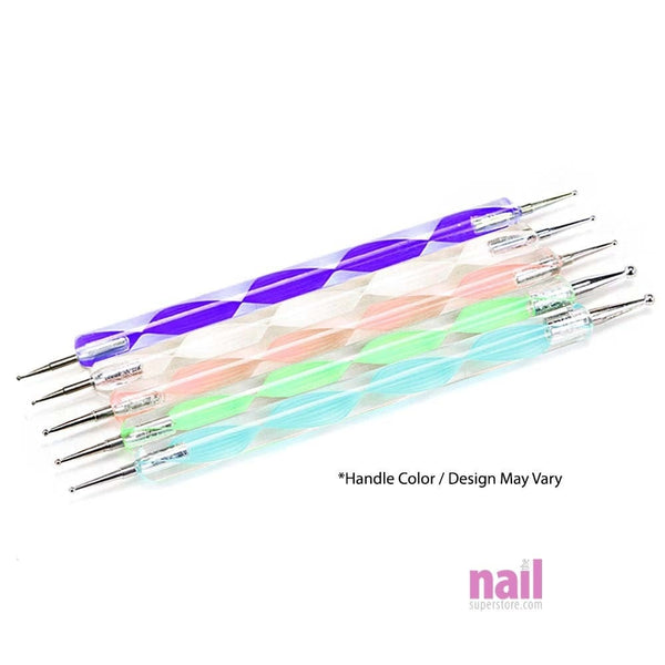 Nail Art Dotting Tool 5 pcs Set | Make Perfect Dotted Designs Everytime - Set 520147 - The Nail Superstore