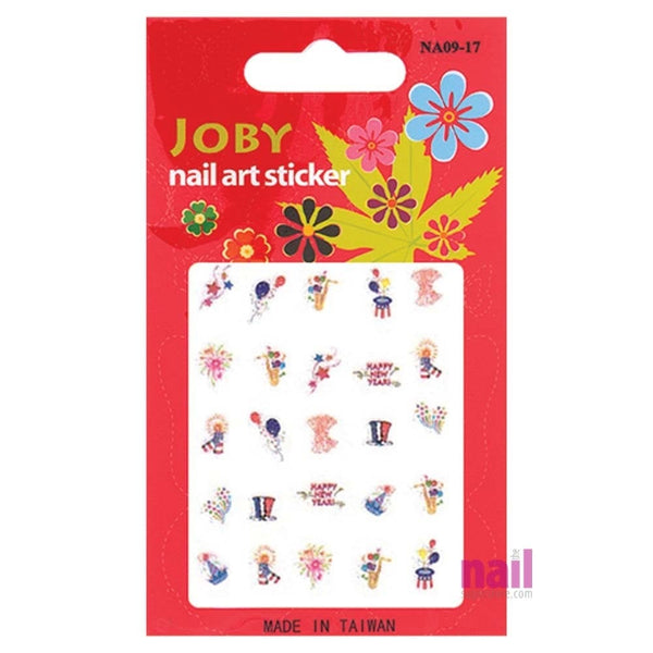 Nail Art Stickers | Joby - New Year - Each 520216 - The Nail Superstore