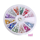 Nail Art Rhinestones Kit | Round Shape - 1200 pieces 520257 - The Nail Superstore