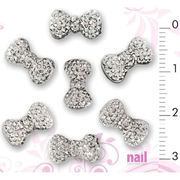 3D Nail Art Designs | Diamond Nail Bow Tie - Pack of 20 pieces 520289 - The Nail Superstore