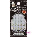 Japanese 3D Nail Charms | Gold Plated - Moon & Stars - 25 pcs 520306 - The Nail Superstore