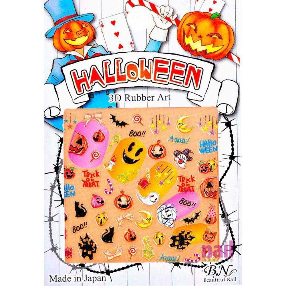 Japanese Nail Art Stickers | Wildly Scary Halloween J-1 - Each 520453 - The Nail Superstore