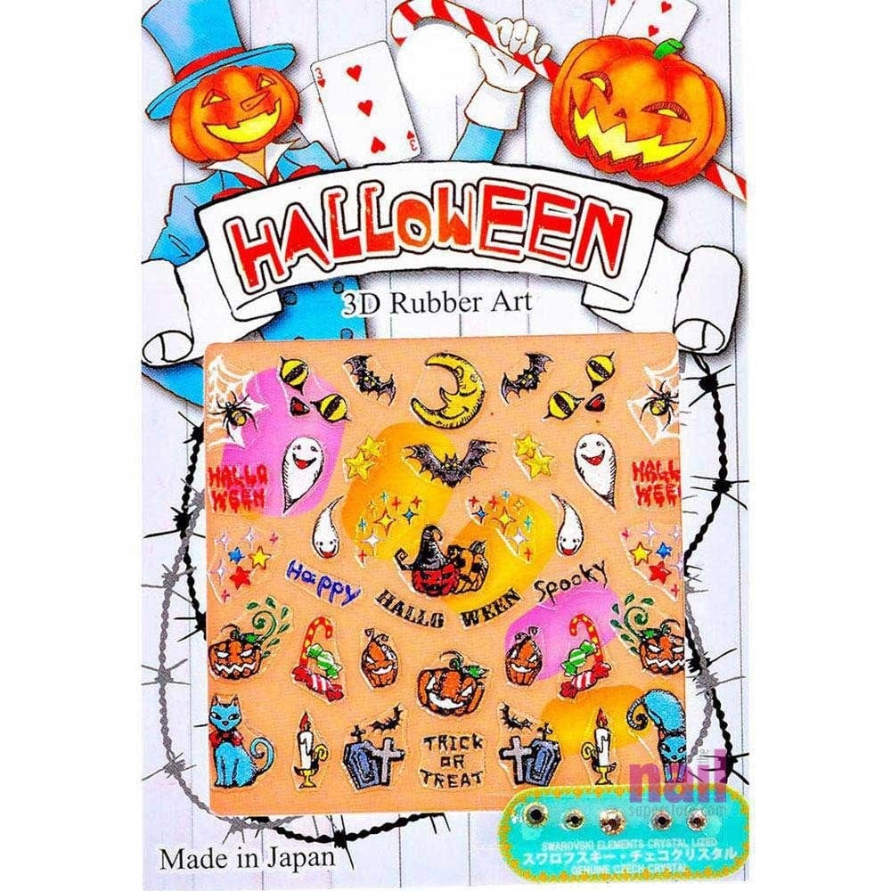 Japanese Nail Art Stickers | Scary Stylish Halloween J-9 - Each 520458 - The Nail Superstore