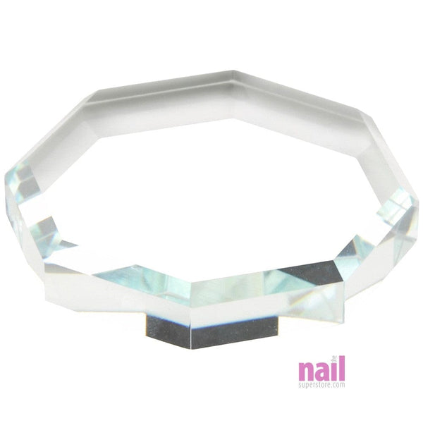 Nail Art Mixing Palette | Crystal Clear Glass - Each 520482 - The Nail Superstore