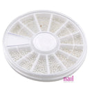 3D Nail Art Caviar Bullion Beads | Assorted Sizes - Silver - Each 520484 - The Nail Superstore