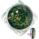 Artisan Nail Art Pigment Flakes | Celestial Green - Each 520546 - The Nail Superstore