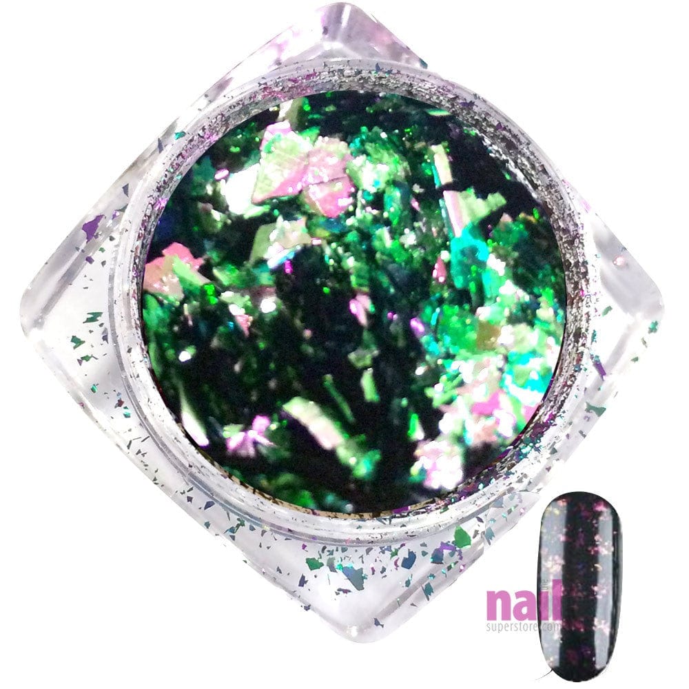 Artisan Chameleon Nail Art Pigment Flakes | Galactic Shimmer - Each 520548 - The Nail Superstore