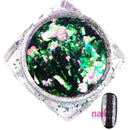 Artisan Chameleon Nail Art Pigment Flakes | Galactic Shimmer - Each 520548 - The Nail Superstore