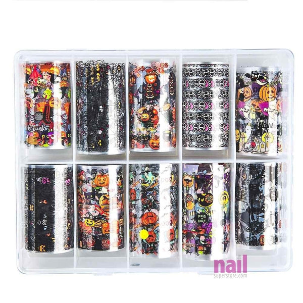 Halloween Transfer Foil Nail Art | Pack #1 - Pack 520562 - The Nail Superstore