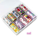 Flower Transfer Foil Nail Art | Pack
