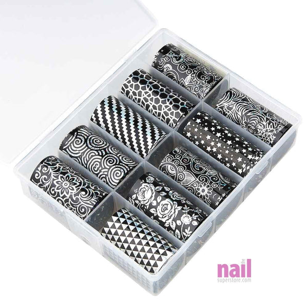 Abstract Transfer Foil Nail Art | Pack #1 - Pack 520569 - The Nail Superstore