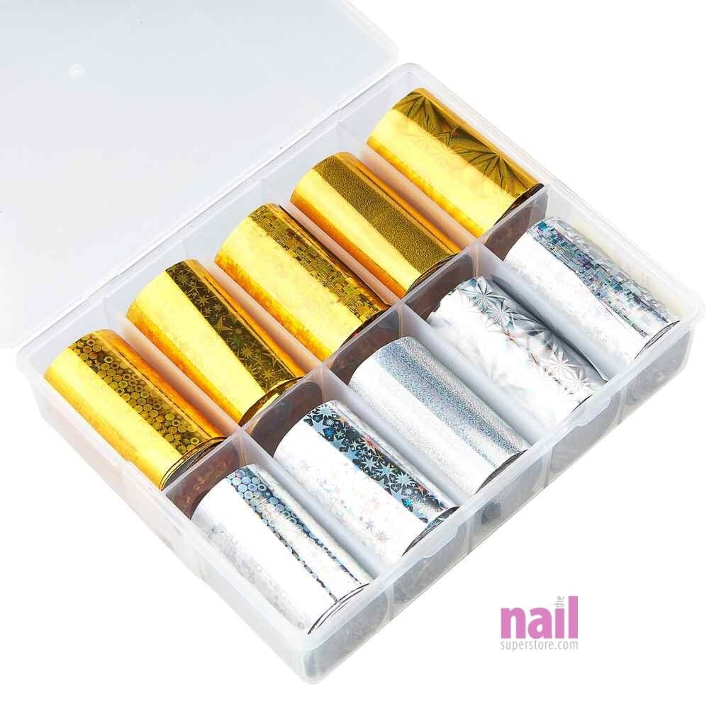 Abstract Transfer Foil Nail Art | Pack