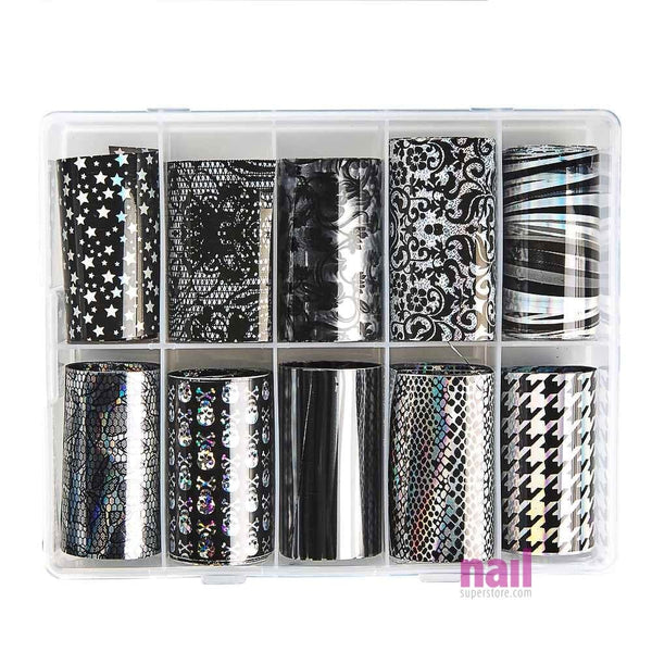 Abstract Transfer Foil Nail Art | Pack #4 - Pack 520572 - The Nail Superstore