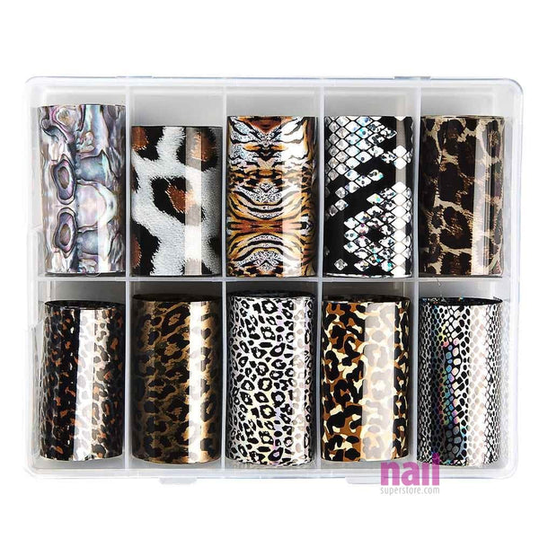Abstract Transfer Foil Nail Art | Pack #5 - Pack 520573 - The Nail Superstore