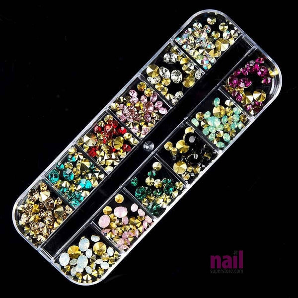 Mixed Nail Art Rhinestones | Pack #11 - Pack 520575 - The Nail Superstore
