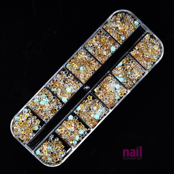 Mixed Japanese Nail Art Parts | Pack #1 - Pack 520611 - The Nail Superstore