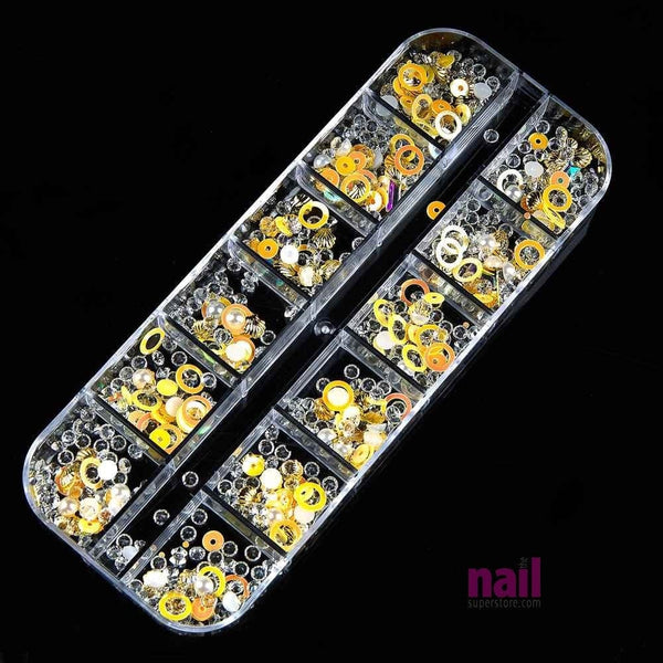 Mixed Japanese Nail Art Parts | Pack #2 - Pack 520612 - The Nail Superstore