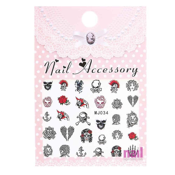 Halloween Nail Art Sticker Decal | Pack #2 - Each 520629 - The Nail Superstore