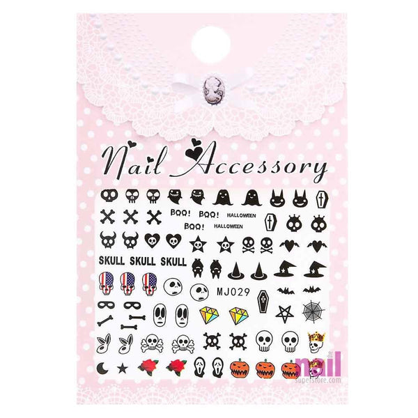 Halloween Nail Art Sticker Decal | Pack #4 - Each 520631 - The Nail Superstore