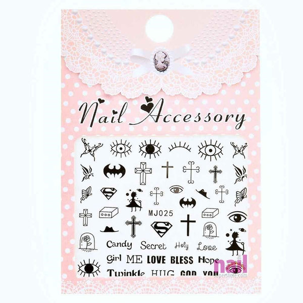 Halloween Nail Art Sticker Decal | Pack #6 - Each 520633 - The Nail Superstore