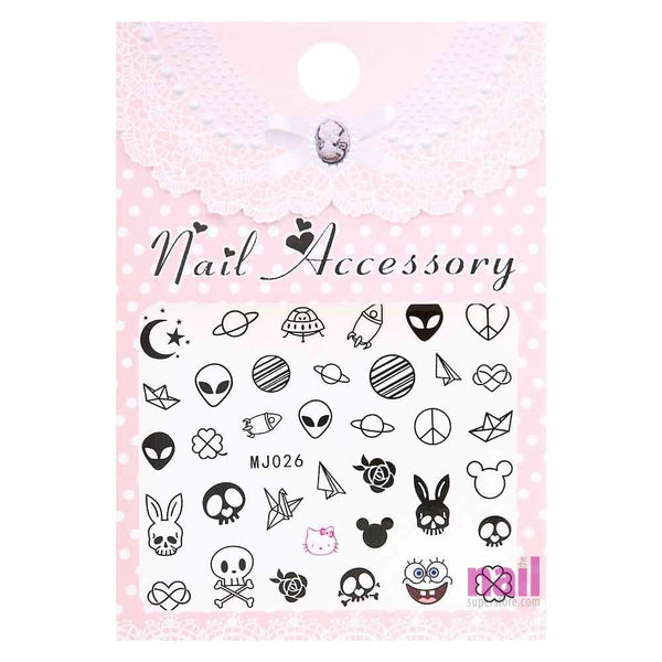 Halloween Nail Art Sticker Decal | Pack #7 - Each 520634 - The Nail Superstore