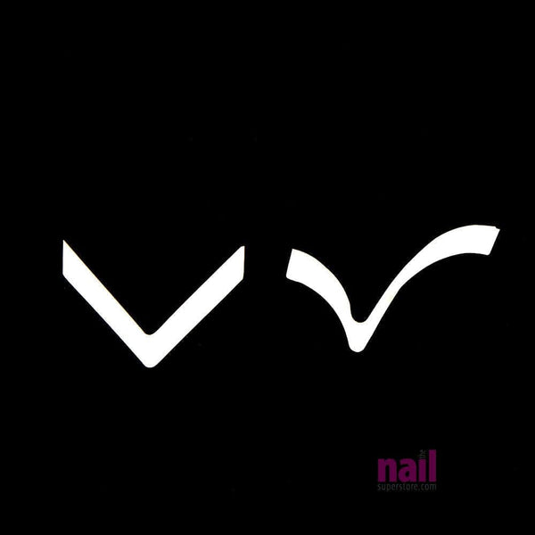 French Manicure Guide Template | Pack #8 - Each 520655 - The Nail Superstore