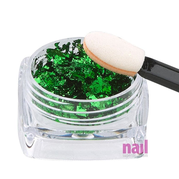 Chameleon Nail Art Foil Flakes | Green - Each 521082 - The Nail Superstore