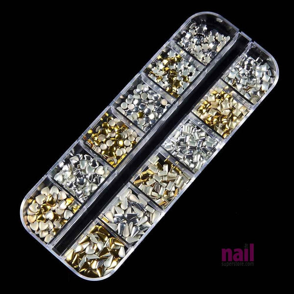 Japanese Metal Part Nail Art Decoration | Set #1 - Pack 521101 - The Nail Superstore