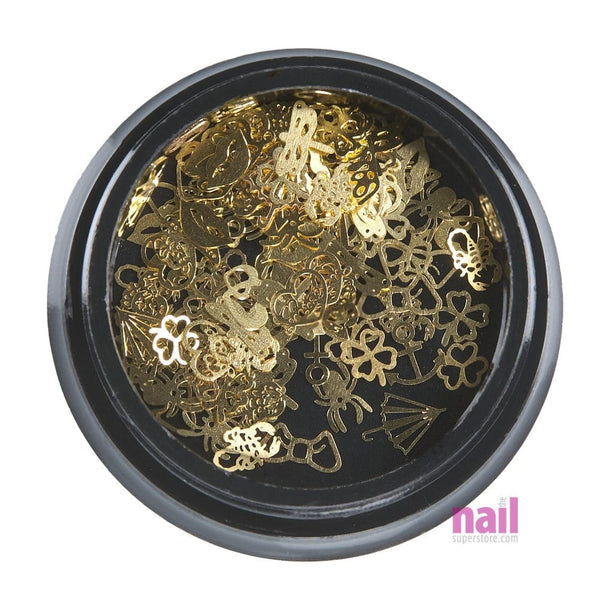 Japanese Metal Part Nail Art Decoration | Set #3 - Pack 521103 - The Nail Superstore