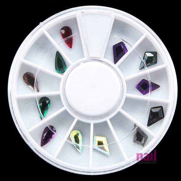 Mixed AB Nail Art Rhinestones | Pack #4 - Pack 521151 - The Nail Superstore