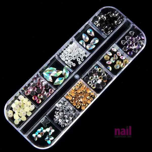 Mixed Nail Art Rhinestones | Pack #2 - Pack 521155 - The Nail Superstore