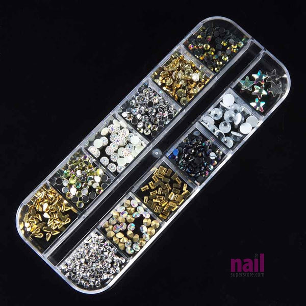 Mixed Nail Art Rhinestones | Pack #3 - Pack 521156 - The Nail Superstore